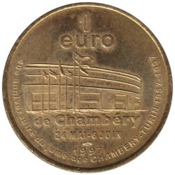 CHAMBERY - 1 euro des villes - 1997 - Etat : SUP