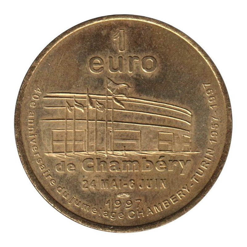 CHAMBERY - 1 euro des villes - 1997 - Etat : SUP