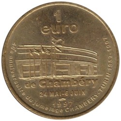 CHAMBERY - 1 euro des villes - 1997 - Etat : SUP