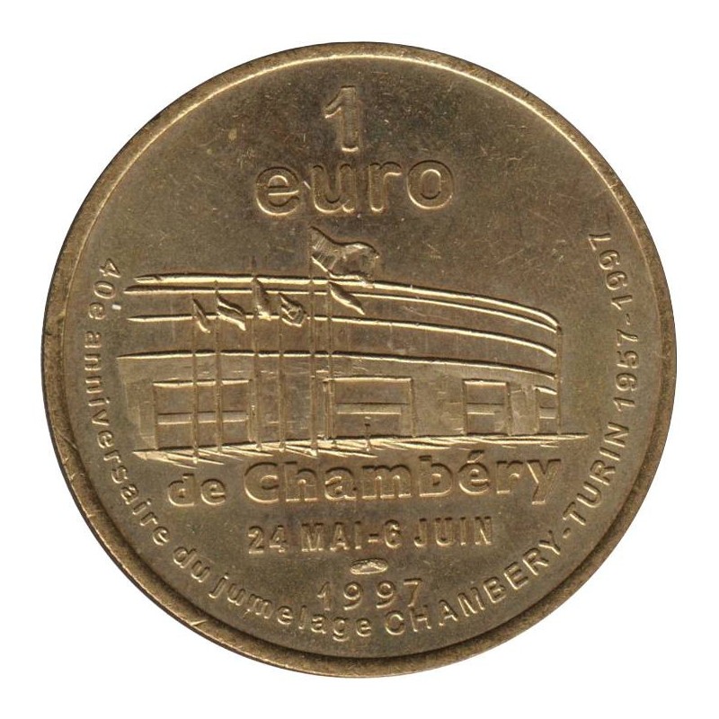 CHAMBERY - 1 euro des villes - 1997 - Etat : SUP