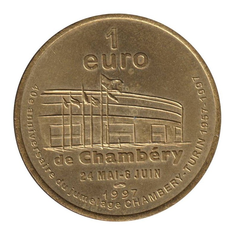 CHAMBERY - 1 euro des villes - 1997 - Etat : SUP