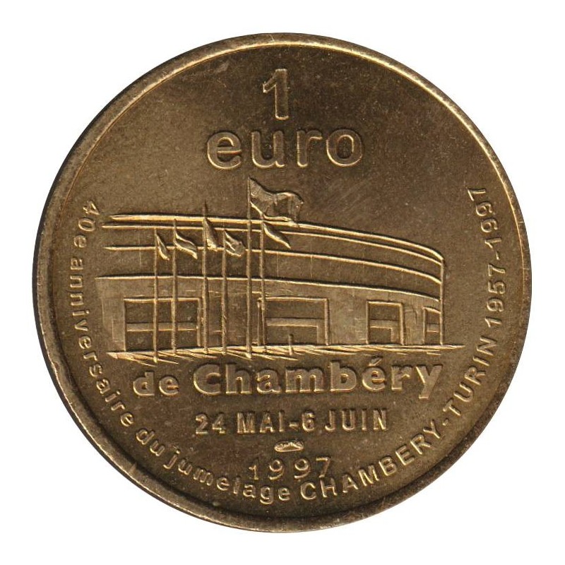 CHAMBERY - 1 euro des villes - 1997 - Etat : SPL