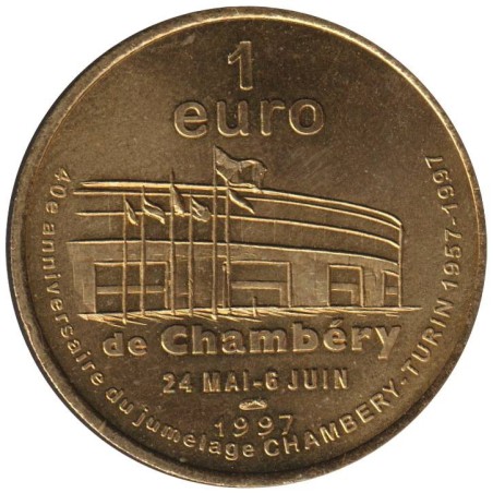 CHAMBERY - 1 euro des villes - 1997 - Etat : SPL CHAMBERY - 1 euro des villes - 1997 - Etat : SPL