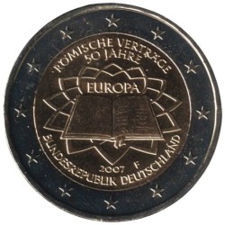 ALLEMAGNE - 2 euros commémorative - Traité de Rome - 2007 F