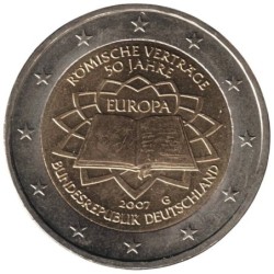 ALLEMAGNE - 2 euros commémorative - Traité de Rome - 2007 G