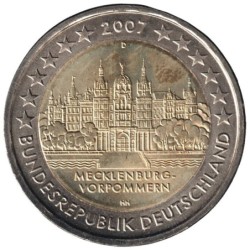 ALLEMAGNE - 2 euros commémorative - Mecklenburg-Vorpommern - 2007 D