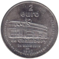 CHAMBERY - 2 euro des villes - 1997 - Etat : SUP