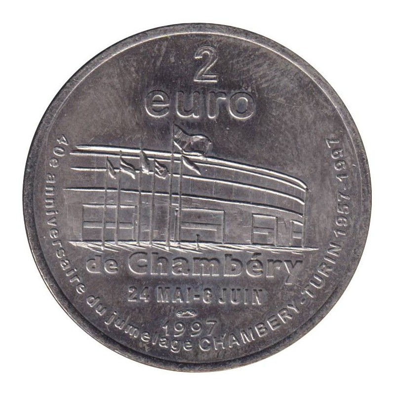 CHAMBERY - 2 euro des villes - 1997 - Etat : SUP