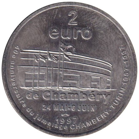 CHAMBERY - 2 euro des villes - 1997 - Etat : SUP CHAMBERY - 2 euro des villes - 1997 - Etat : SUP