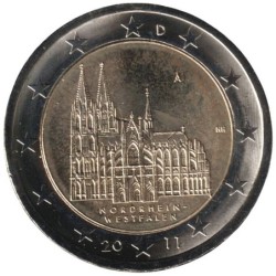 ALLEMAGNE - 2 euros commémorative - Nord-Westphalie - 2011 A