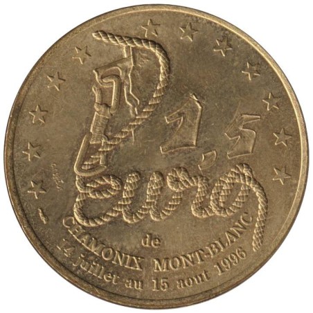 CHAMONIX - 1,5 euro des villes - 1996 - Etat : SUP