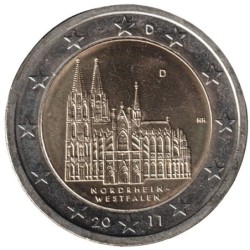 ALLEMAGNE - 2 euros commémorative - Nord-Westphalie - 2011 D