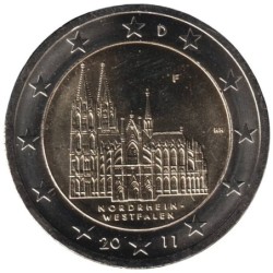 ALLEMAGNE - 2 euros commémorative - Nord-Westphalie - 2011 F