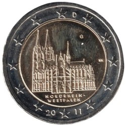 ALLEMAGNE - 2 euros commémorative - Nord-Westphalie - 2011 G