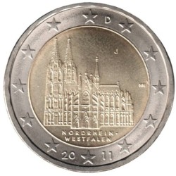 ALLEMAGNE - 2 euros commémorative - Nord-Westphalie - 2011 J