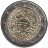 ALLEMAGNE - 2 euros commémorative - 10 ans de l'euro - 2012 D
