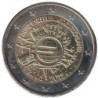 ALLEMAGNE - 2 euros commémorative - 10 ans de l'euro - 2012 F