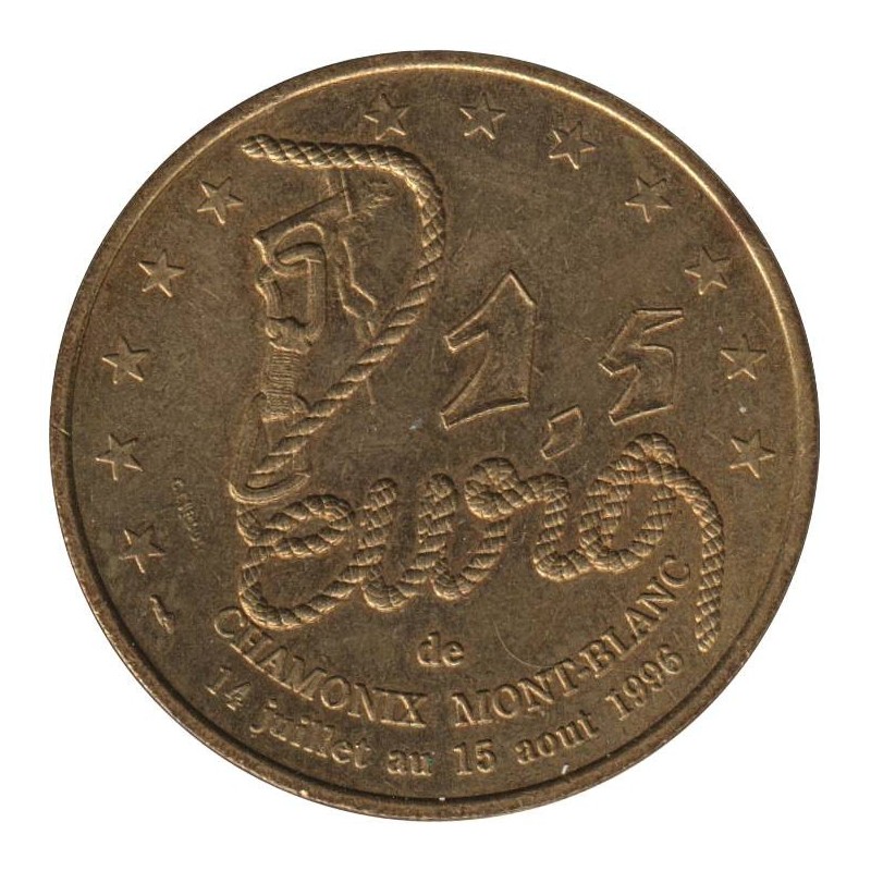 CHAMONIX - 1,5 euro des villes - 1996 - Etat : TTB CHAMONIX - 1,5 euro des villes - 1996 - Etat : TTB