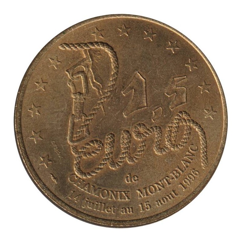 CHAMONIX - 1,5 euro des villes - 1996 - Etat : TTB CHAMONIX - 1,5 euro des villes - 1996 - Etat : TTB