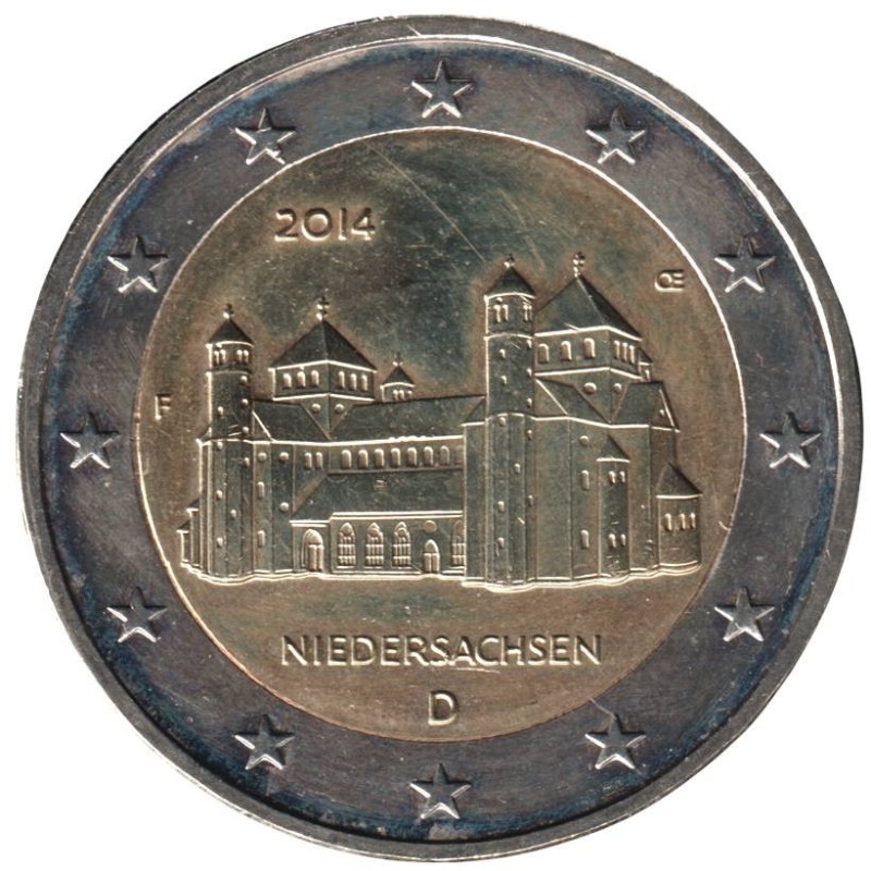 ALLEMAGNE - 2 euros commémorative - Basse-Saxe - 2014 F ALLEMAGNE - 2 euros commémorative - Basse-Saxe - 2014 F