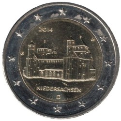ALLEMAGNE - 2 euros commémorative - Basse-Saxe - 2014 G