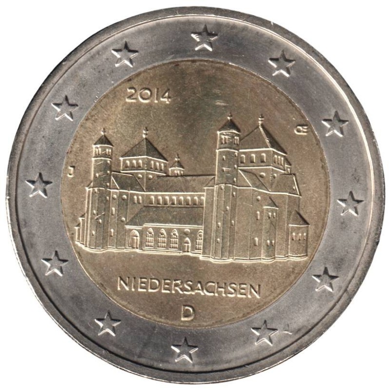 ALLEMAGNE - 2 euros commémorative - Basse-Saxe - 2014 J ALLEMAGNE - 2 euros commémorative - Basse-Saxe - 2014 J