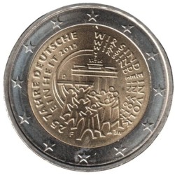 ALLEMAGNE - 2 euros commémorative - Réunification allemande - 2015 F