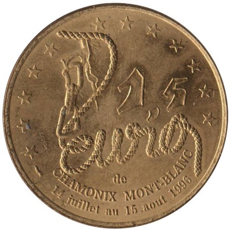 CHAMONIX - 1,5 euro des villes - 1996 - Etat : SUP