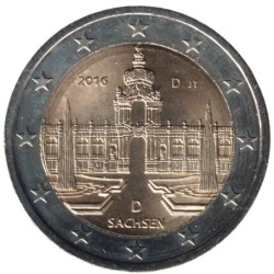 ALLEMAGNE - 2 euros commémorative - Saxe - 2016 D