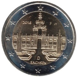 ALLEMAGNE - 2 euros commémorative - Saxe - 2016 F