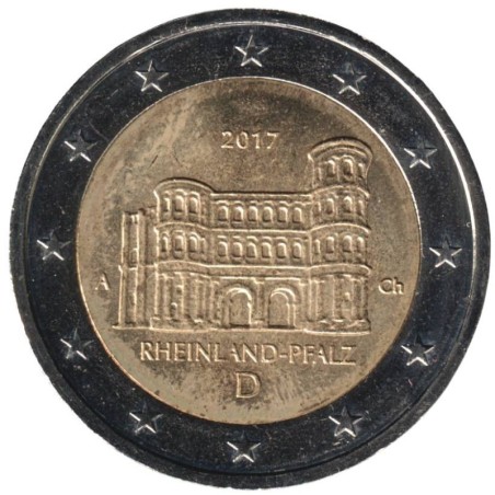 ALLEMAGNE - 2 euros commémorative - Rhénanie-Palatinat - 2017 A ALLEMAGNE - 2 euros commémorative - Rhénanie-Palatinat - 2017 A