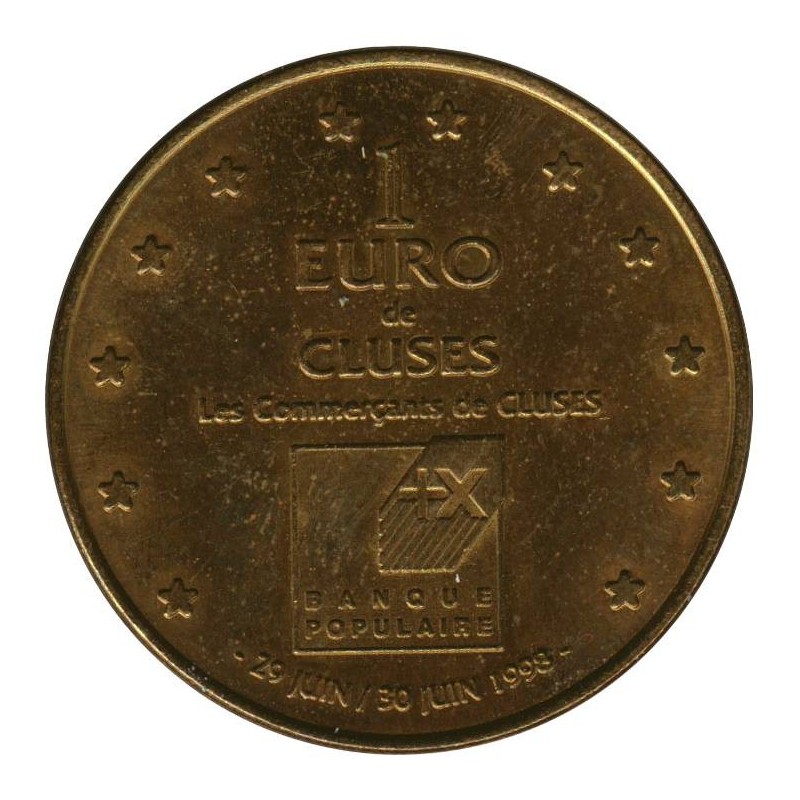 CLUSES - 1 euro des villes - 1998 - Etat : SUP