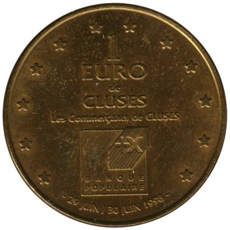 CLUSES - 1 euro des villes - 1998 - Etat : SUP