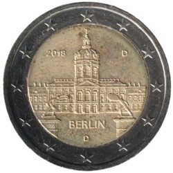 ALLEMAGNE - 2 euros commémorative - Berlin - Château Charlottenburg - 2018 D
