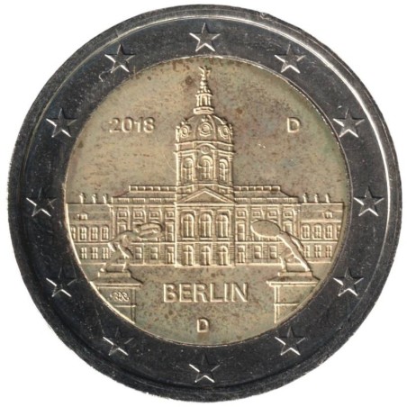 ALLEMAGNE - 2 euros commémorative - Berlin - Château Charlottenburg - 2018 D ALLEMAGNE - 2 euros commémorative - Berlin - Château Charlottenburg - 2018 D