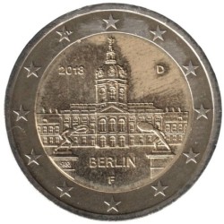 ALLEMAGNE - 2 euros commémorative - Berlin - Château Charlottenburg - 2018 F