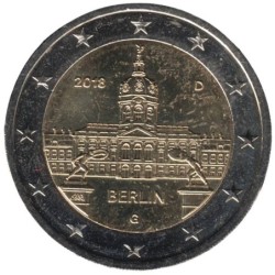 ALLEMAGNE - 2 euros commémorative - Berlin - Château Charlottenburg - 2018 G
