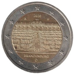 ALLEMAGNE - 2 euros commémorative - Brandebourg - Palais Sanssouci - 2020 A