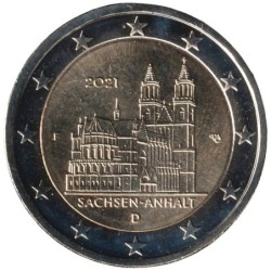 ALLEMAGNE - 2 euros commémorative - Saxe-Anhalt - 2021 F