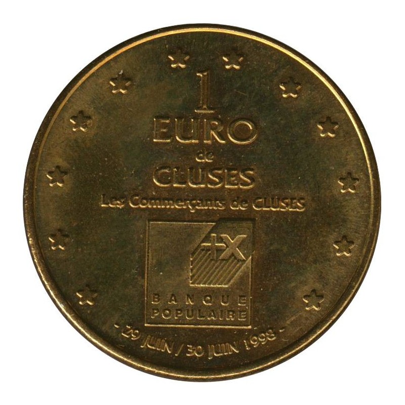 CLUSES - 1 euro des villes - 1998 - Etat : SPL