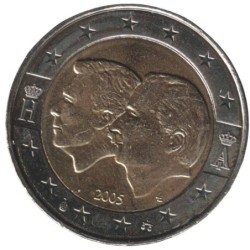 BELGIQUE - 2 euros commémorative - Union Economique belgo-luxembourgeoise - 2005