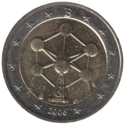 BELGIQUE - 2 euros commémorative - Atoniom de Bruxelle - 2006