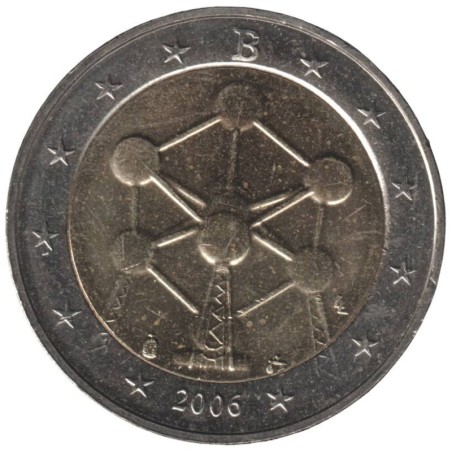 BELGIQUE - 2 euros commémorative - Atoniom de Bruxelle - 2006 BELGIQUE - 2 euros commémorative - Atoniom de Bruxelle - 2006