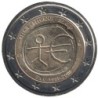 BELGIQUE - 2 euros commémorative - 10 ans de l'UEM - 2009
