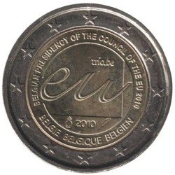 BELGIQUE - 2 euros commémorative - Présidence belge du Conseil de l'UE - 2010