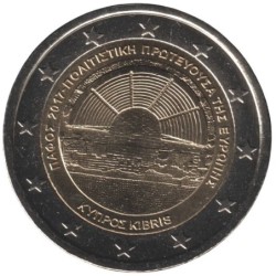 CHYPRE - 2 euros commémorative - Paphos Capitale Européenne de la Culture - 2017