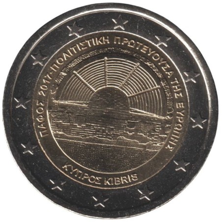 CHYPRE - 2 euros commémorative - Paphos Capitale Européenne de la Culture - 2017 CHYPRE - 2 euros commémorative - Paphos Capitale Européenne de la Culture - 2017