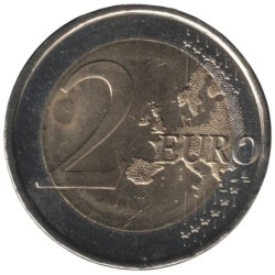 ESPAGNE - 2 euros commémorative colorisée - Cathédrale de Burgos - 2012