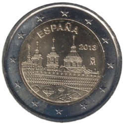 ESPAGNE - 2 euros commémorative - Monastère San Lorenzo de El Escorial - 2013