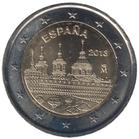 ESPAGNE - 2 euros commémorative - Monastère San Lorenzo de El Escorial - 2013 ESPAGNE - 2 euros commémorative - Monastère San Lorenzo de El Escorial - 2013